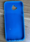 블루 컬러 실리콘 휴대전화 셸, 사용자 정의 아이폰 셸